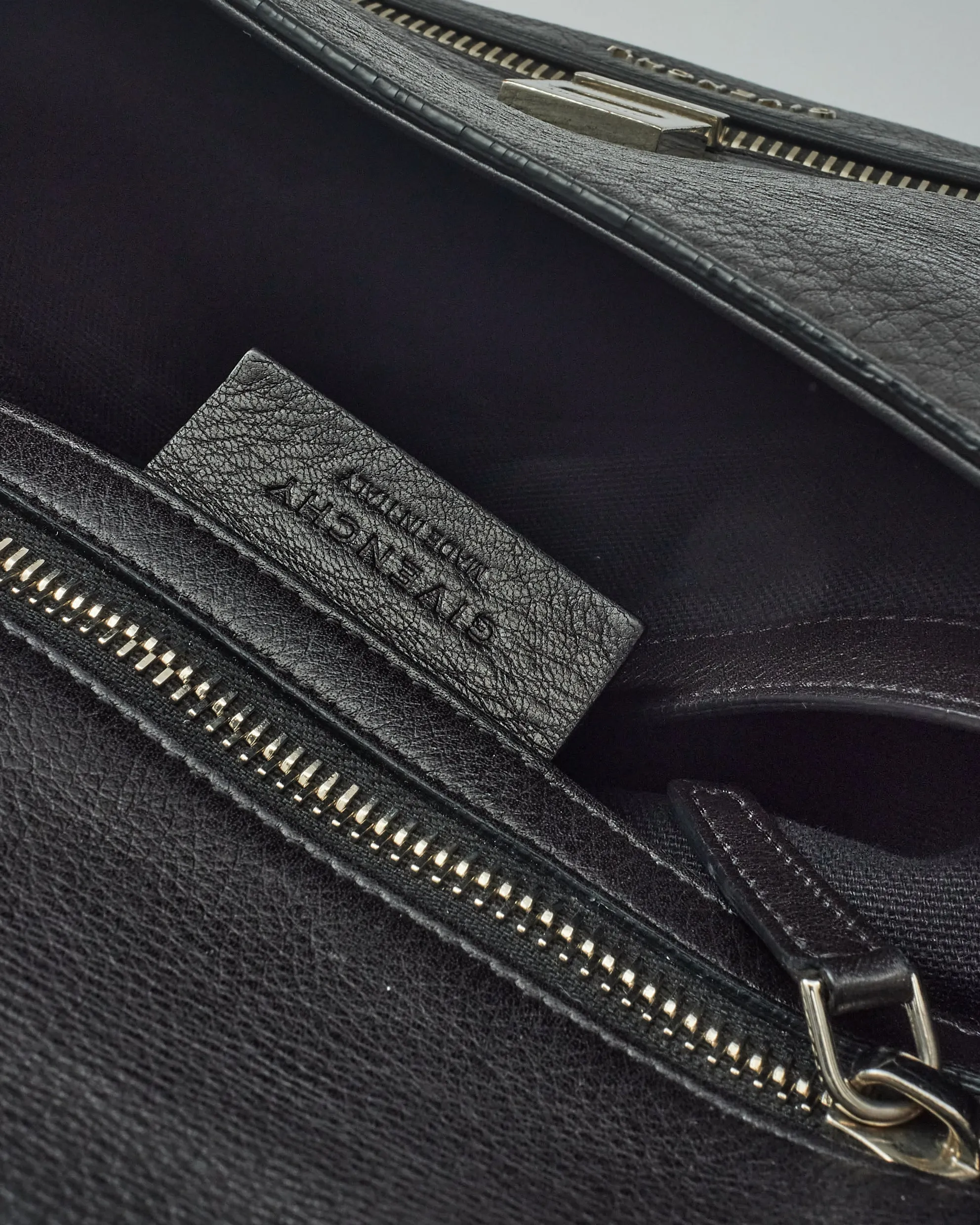 Givenchy Black Leather Pandora Pure Flap Bag