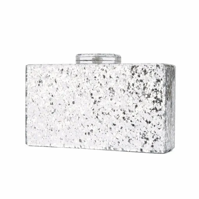 Glitter Gold Clutch