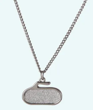 Glitter Stone Curling Rock Necklace - In 2D