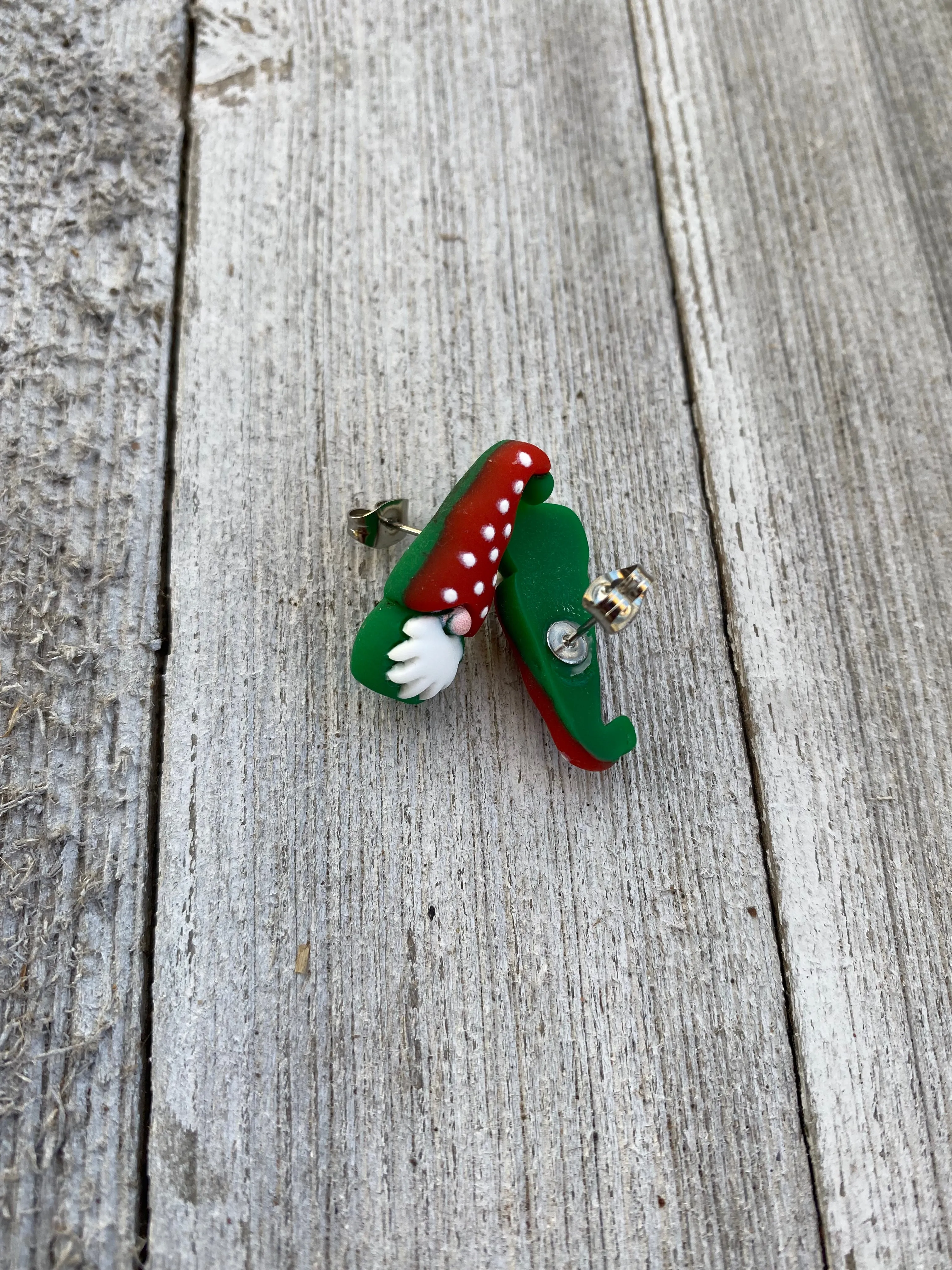 Gnome Christmas Stud Earring Gift