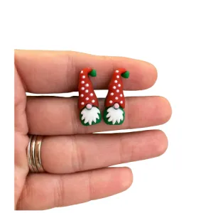 Gnome Christmas Stud Earring Gift
