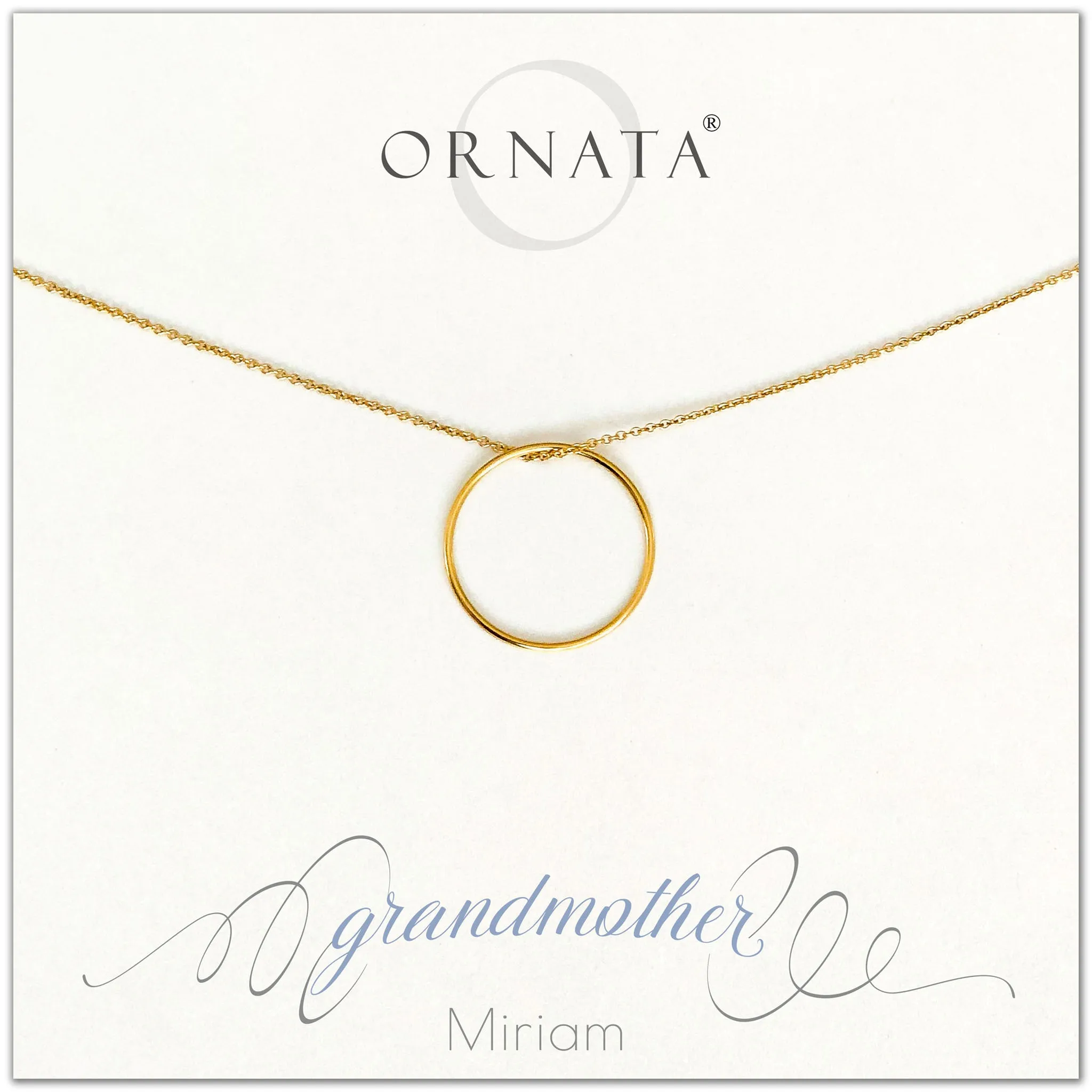 Gold Filled “Grandmother” Generations Necklace