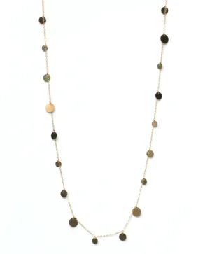 Gold Multi Disc Necklace