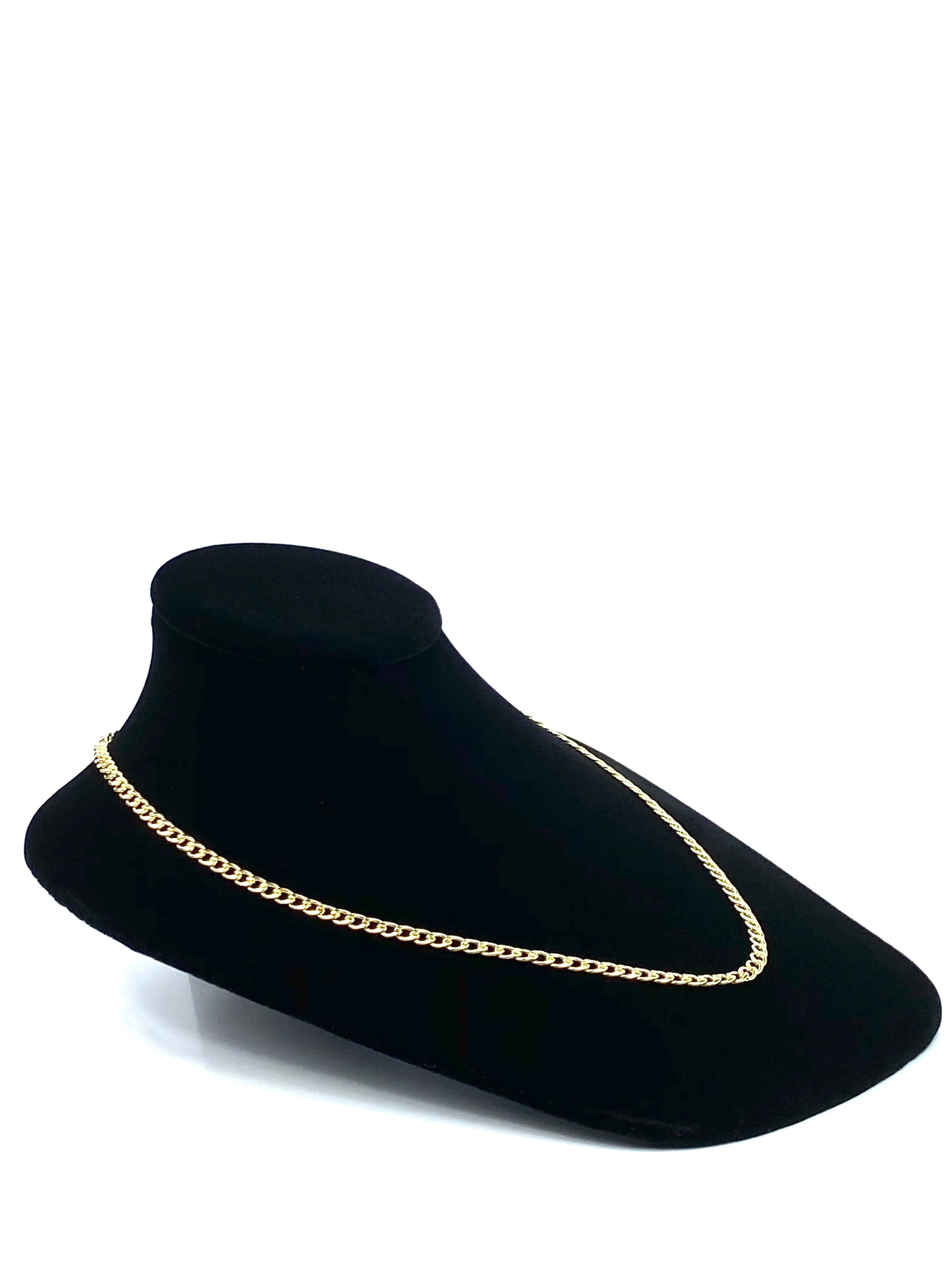 Gorgeous 14KGF 20” 4mm Cuban Curb Chain, 14KGF, 14K Gold Filled, 14K Gold Fill, Sku: S4007CHR-20