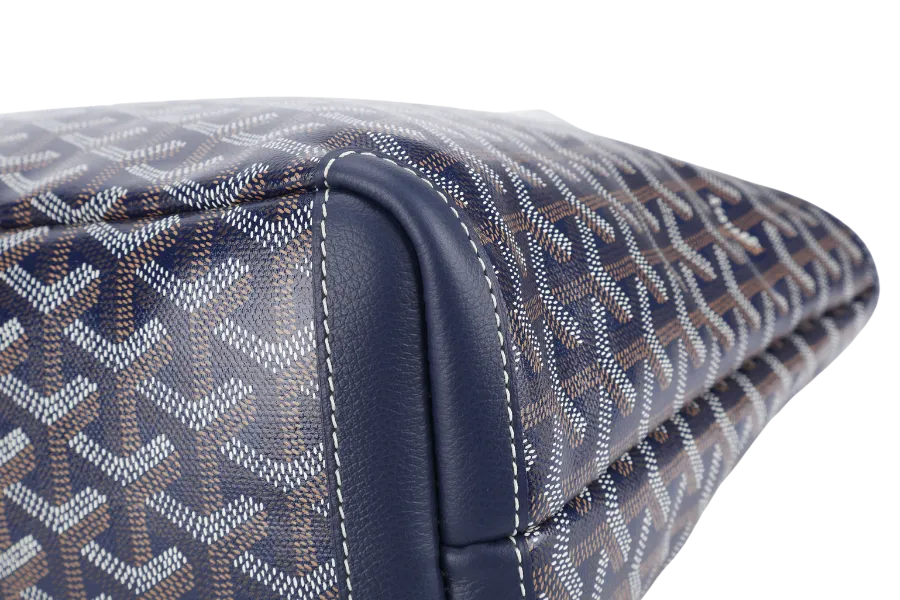 GOYARD ARTOIS PM BAG NAVY BLUE COLOR WITH DUST COVER