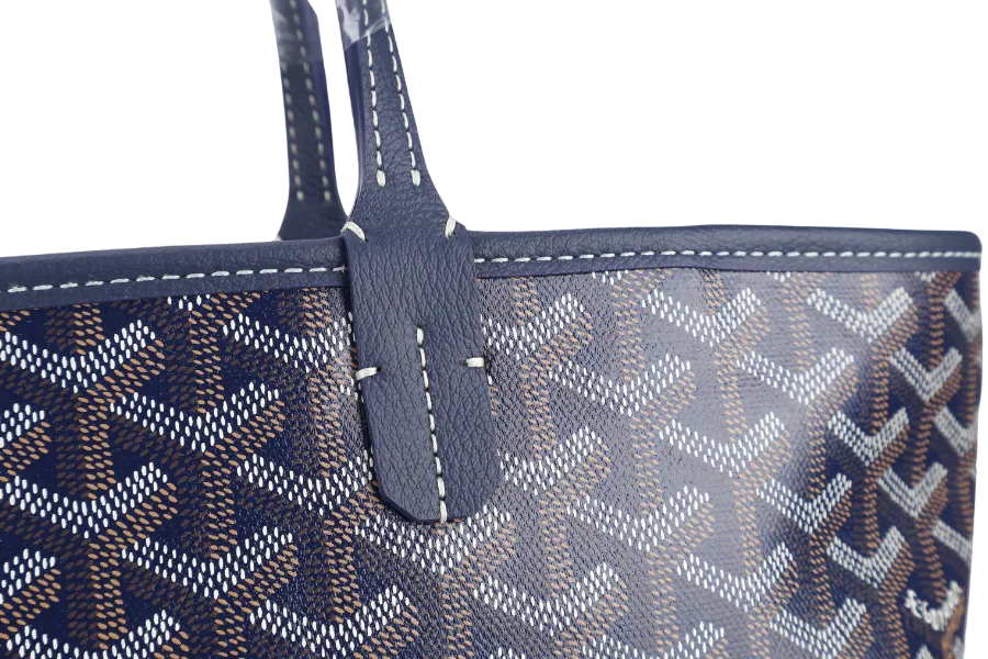 GOYARD ARTOIS PM BAG NAVY BLUE COLOR WITH DUST COVER