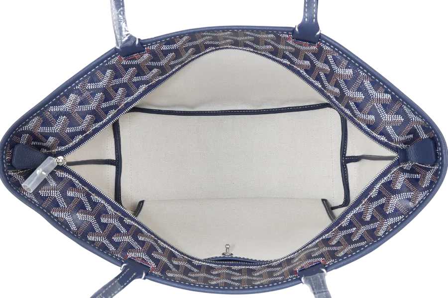 GOYARD ARTOIS PM BAG NAVY BLUE COLOR WITH DUST COVER