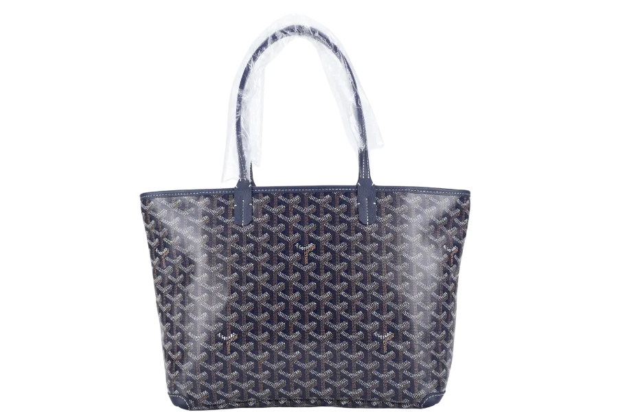 GOYARD ARTOIS PM BAG NAVY BLUE COLOR WITH DUST COVER