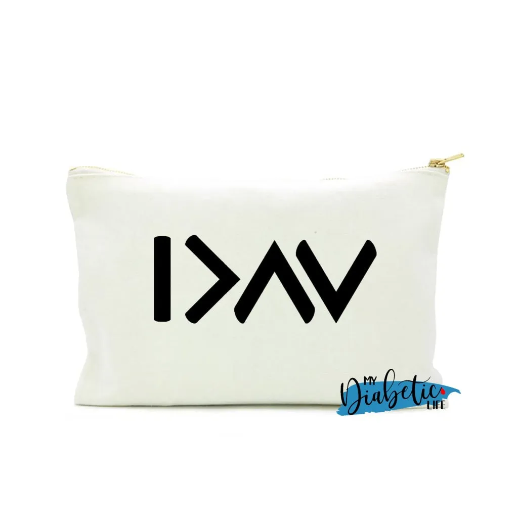 Greater than my highs and lows - Carry all diabetic storage bag