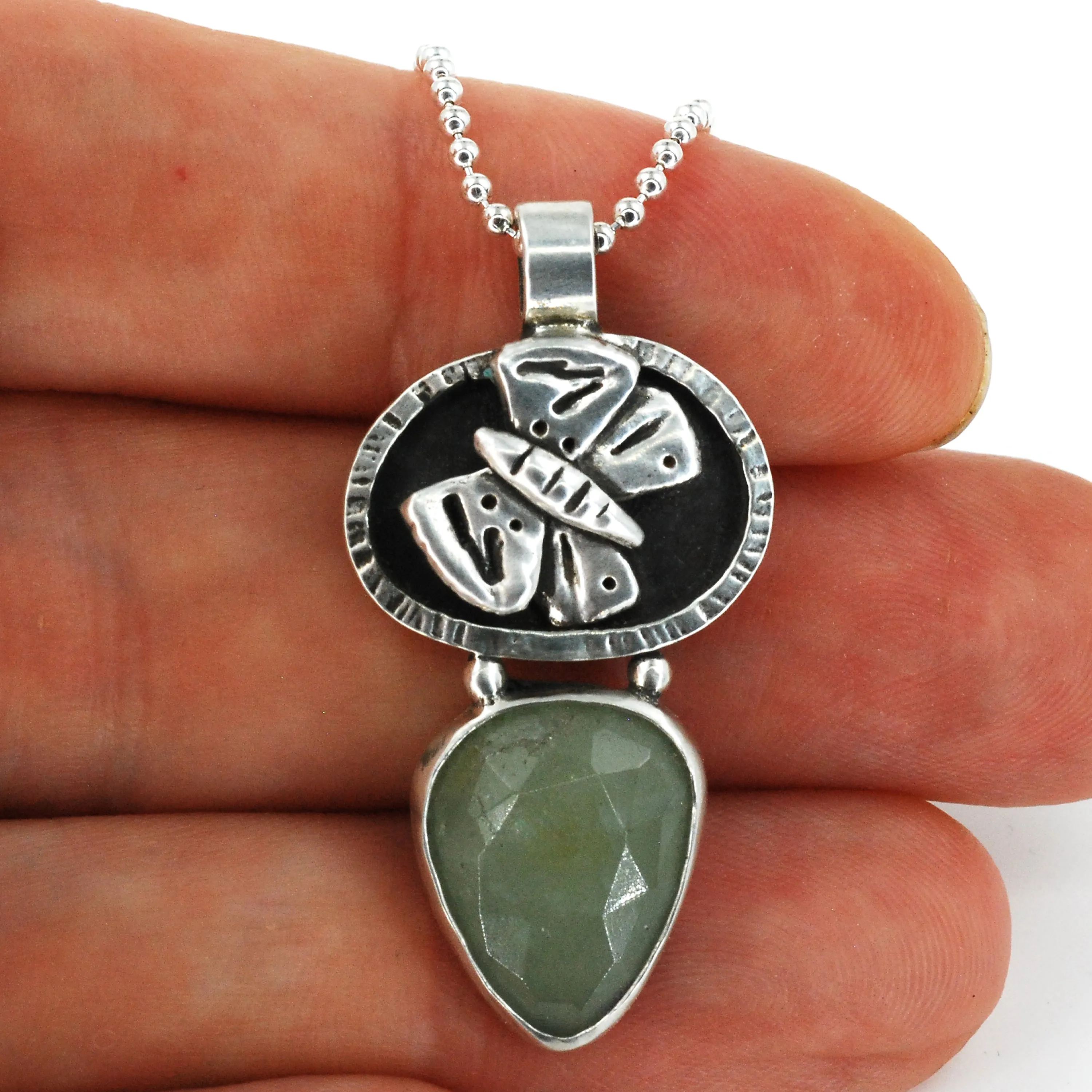 Green Flutterby Pendant