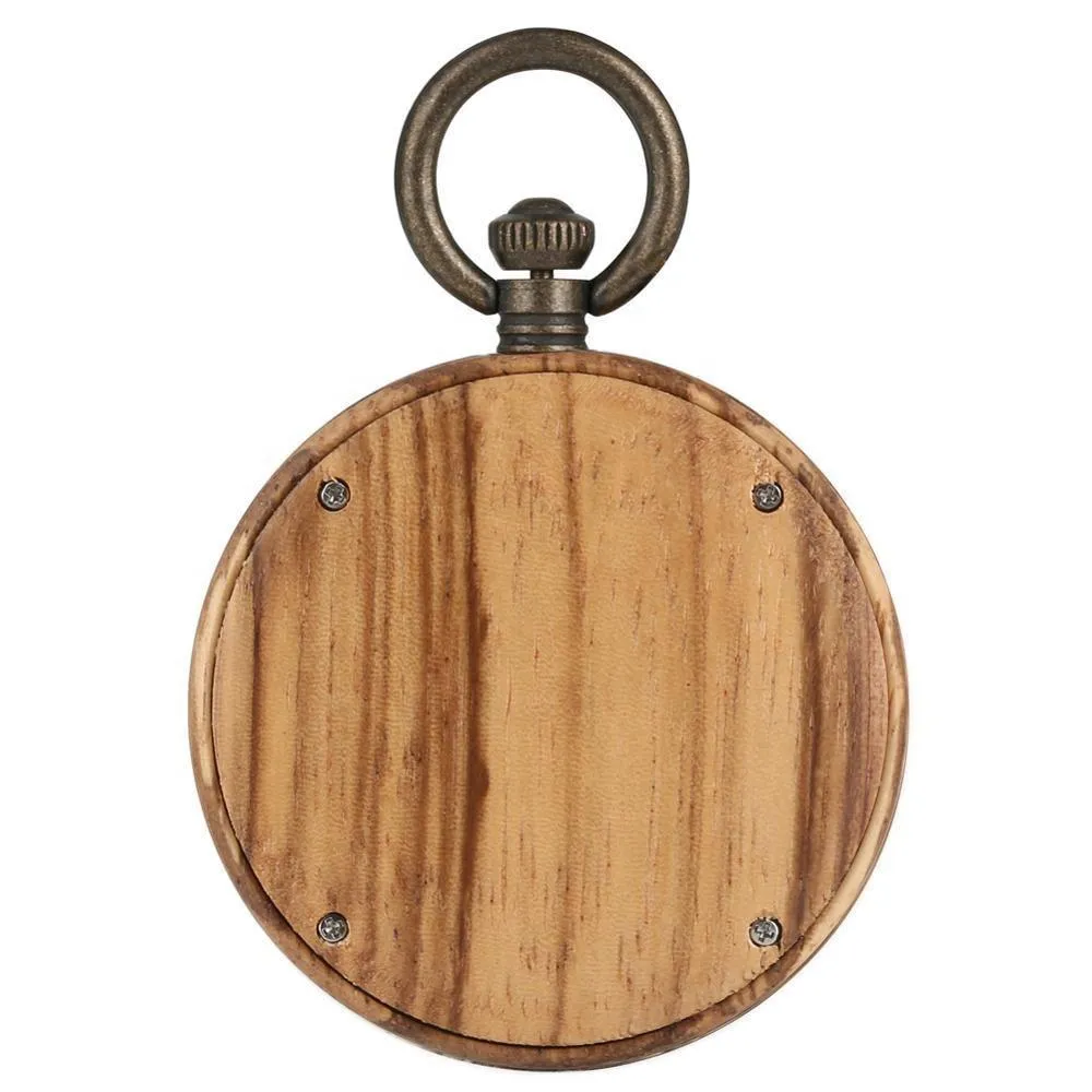 Groomsmen Set of 5 Wooden Pocket Watch | Arce