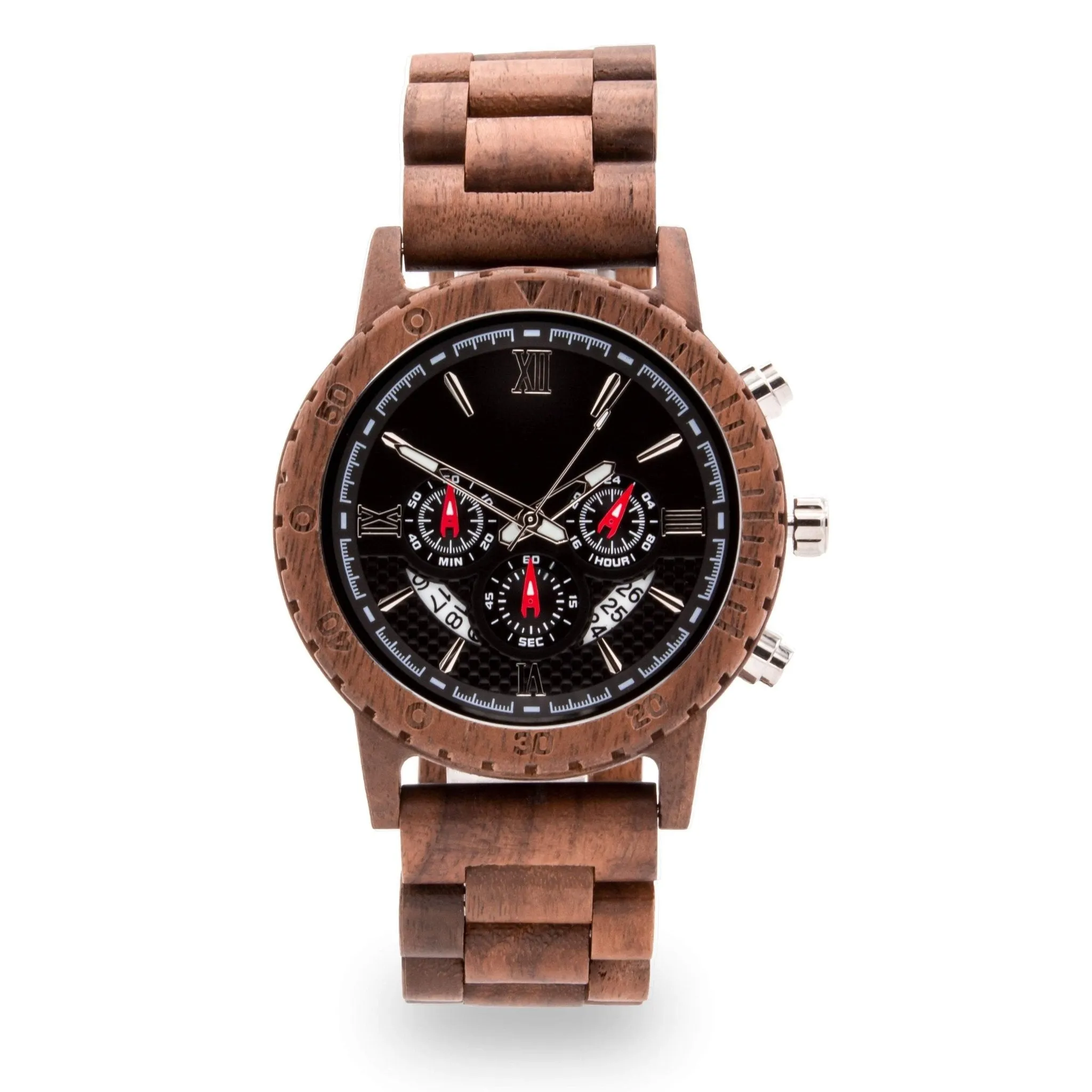 Groomsmen Set Of 7 Wooden Watch Walnut | Dulce