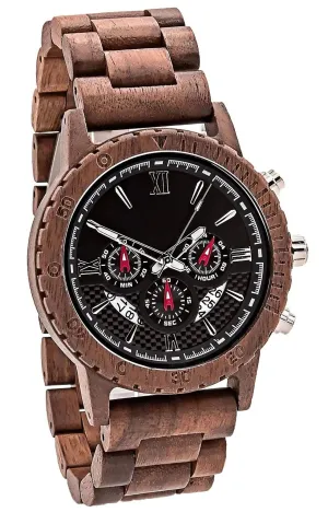 Groomsmen Set Of 7 Wooden Watch Walnut | Dulce