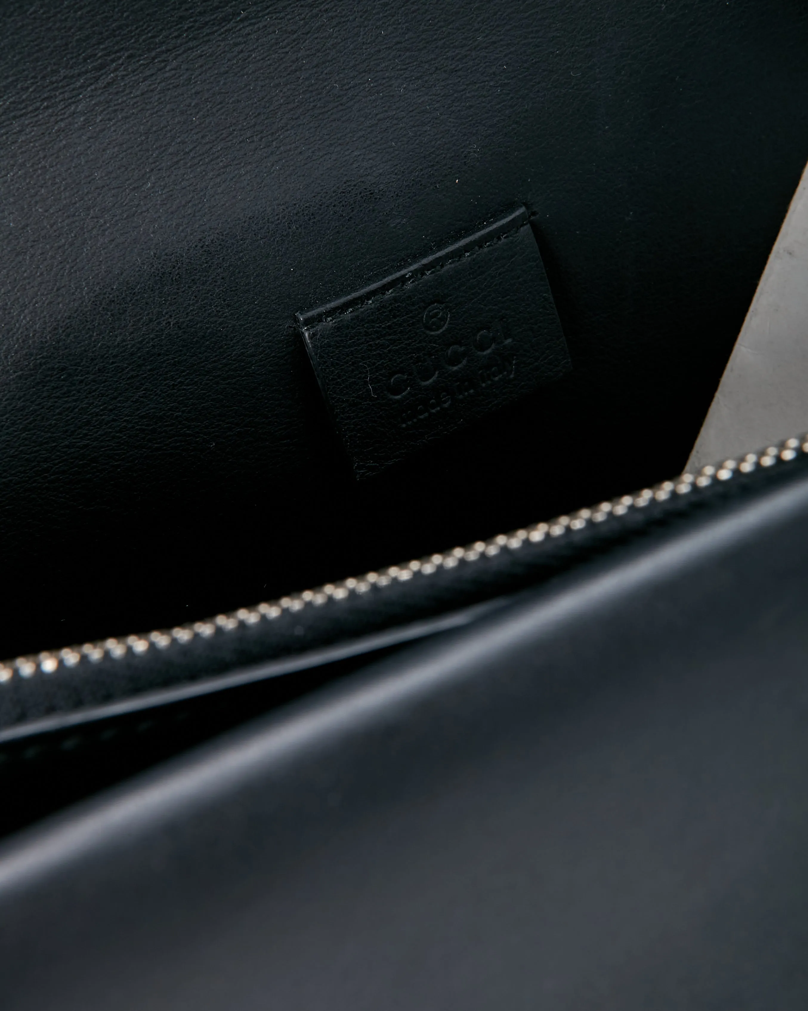 Gucci Black Suede Medium Dionysus Chain Shoulder Bag
