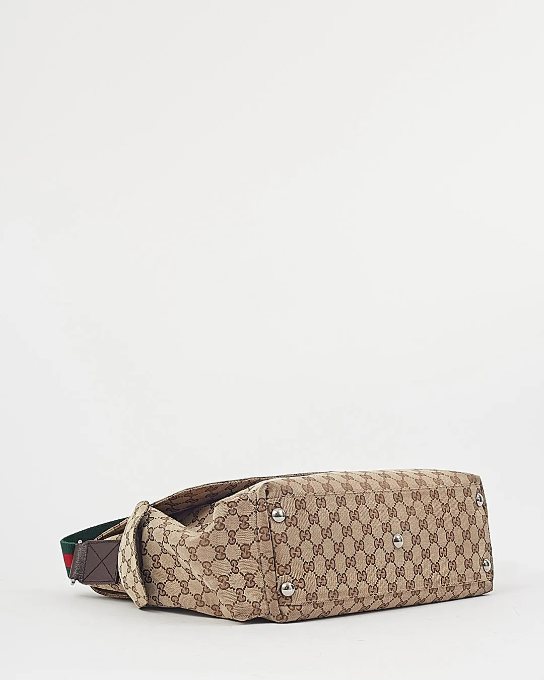 Gucci Brown GG Canvas Print Diaper Bag