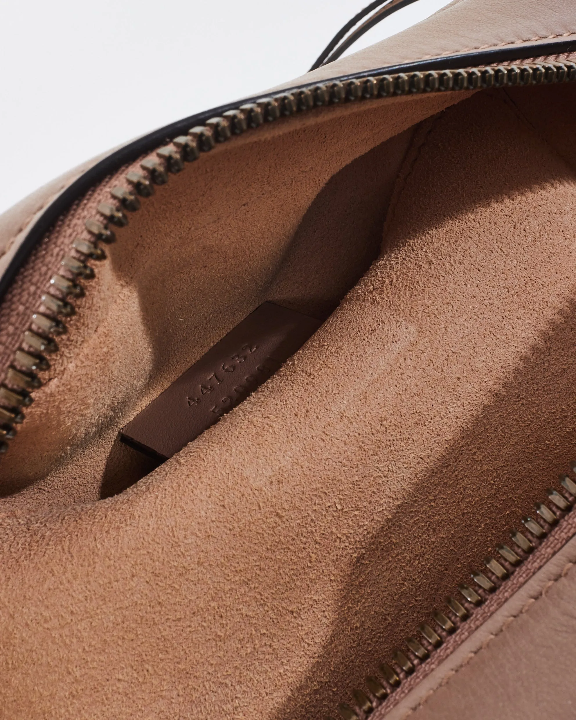 Gucci Dusty Pink Matlassée Leather Small Marmont Camera Bag
