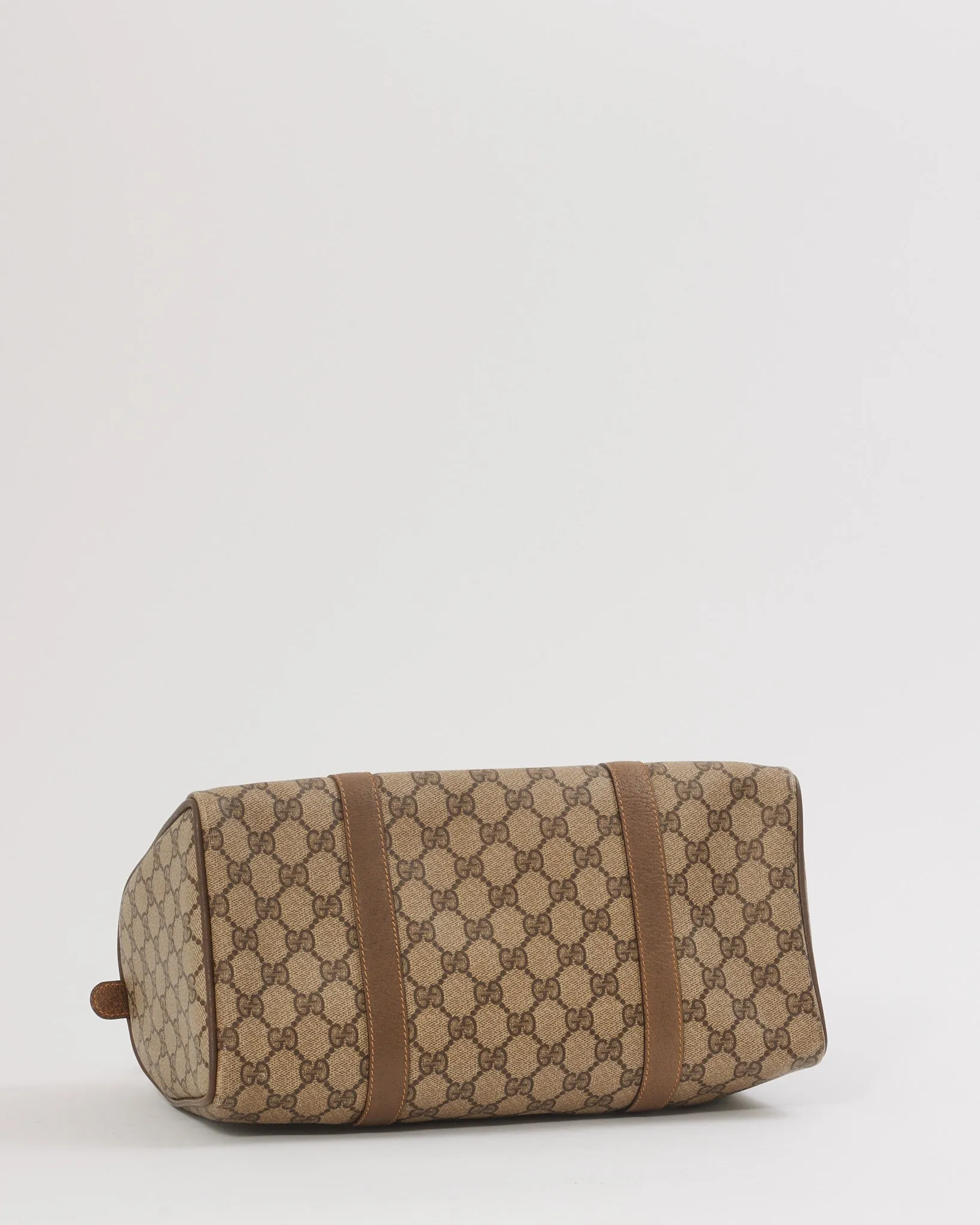 Gucci GG Canvas Print Vintage Boston Bag