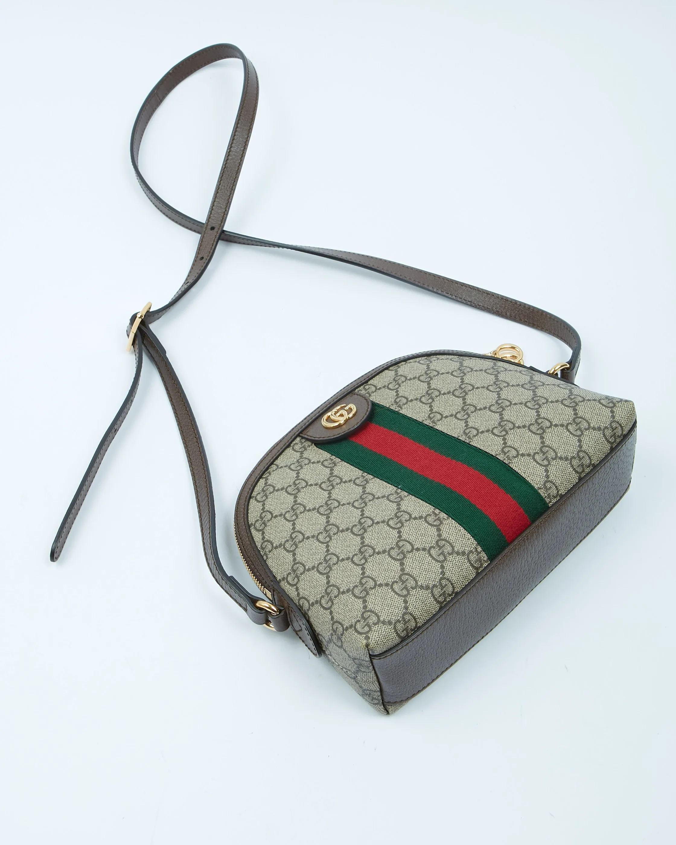 Gucci GG Supreme Canvas Web Small Ophidia Crossbody Bag