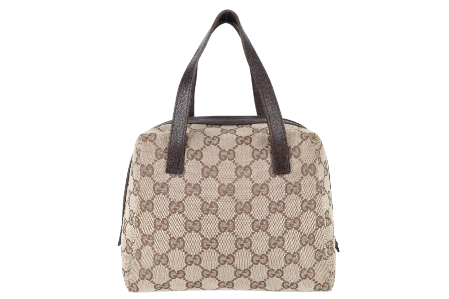 GUCCI MINI HANDBAG GG CANVAS NO DUST COVER
