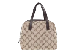 GUCCI MINI HANDBAG GG CANVAS NO DUST COVER