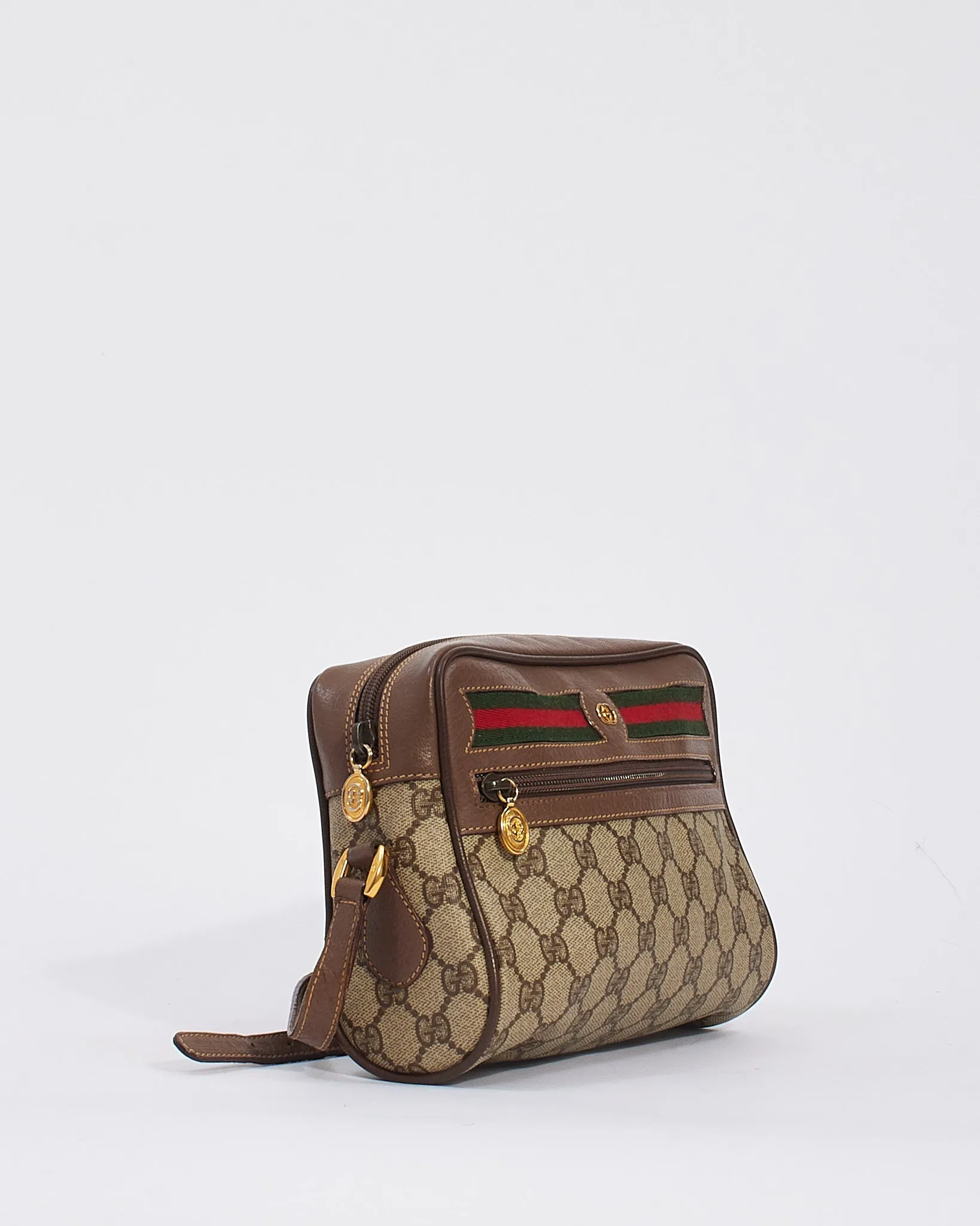 Gucci Vintage GG Supreme Plus Ophidia Crossbody Bag