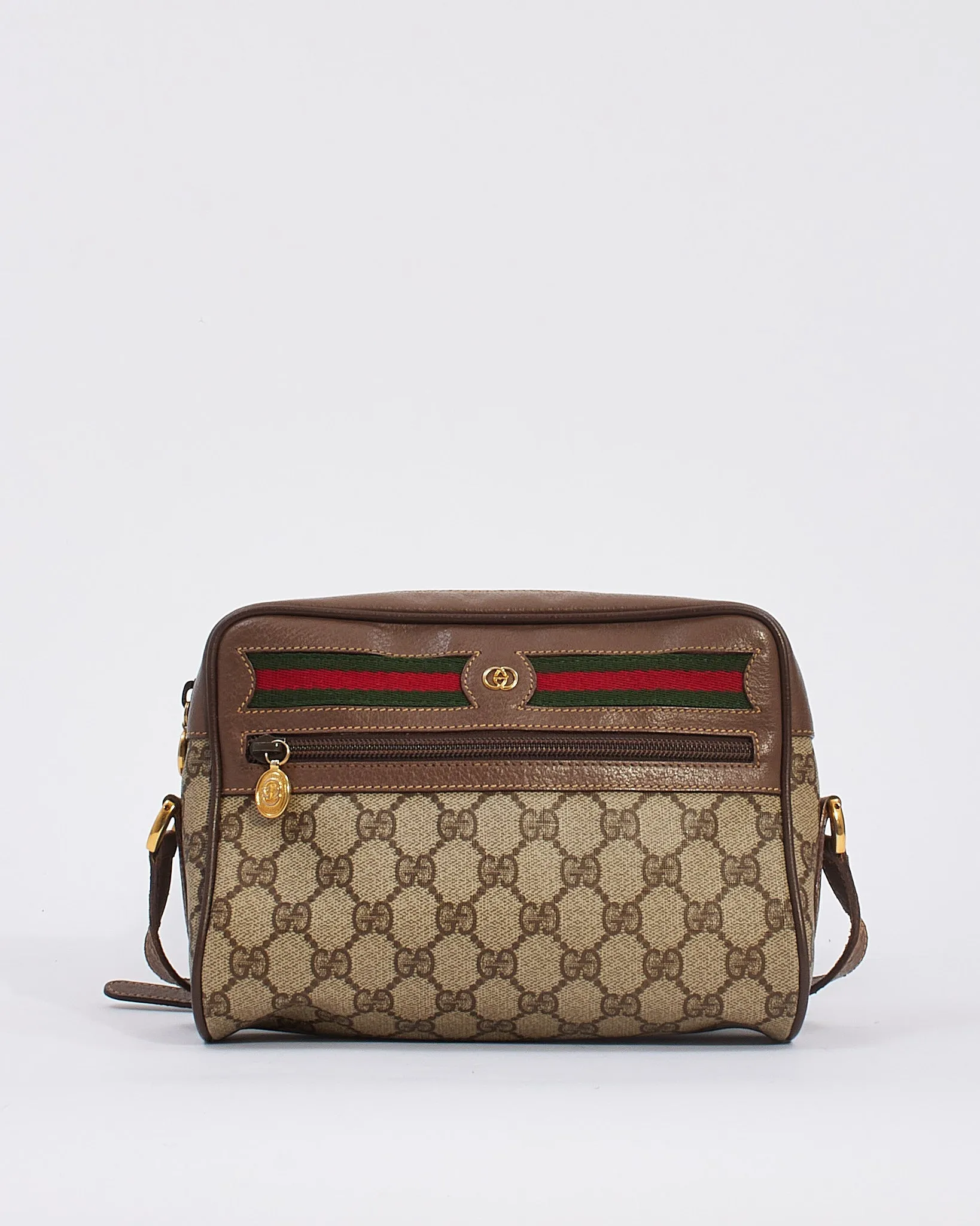 Gucci Vintage GG Supreme Plus Ophidia Crossbody Bag