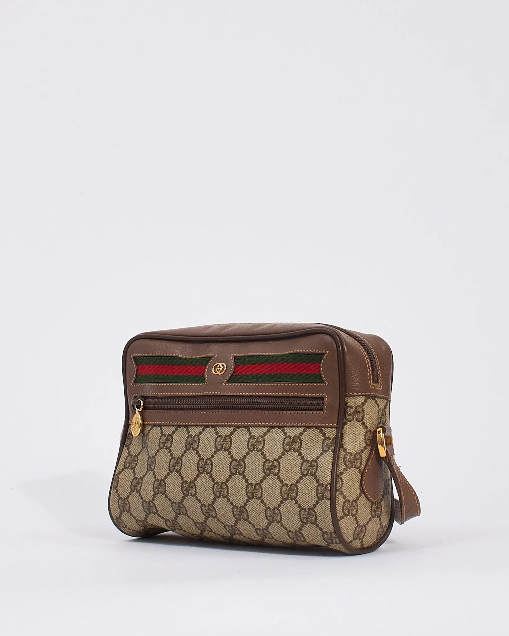 Gucci Vintage GG Supreme Plus Ophidia Crossbody Bag