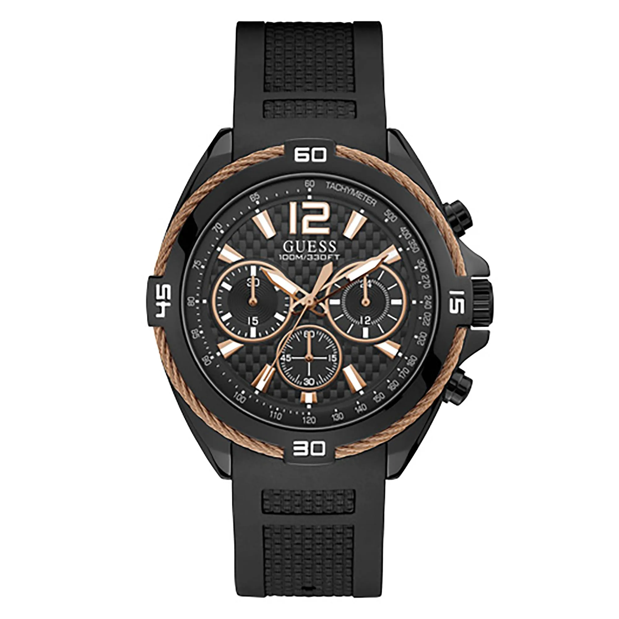 Guess Men's Watch Black Case Quartz