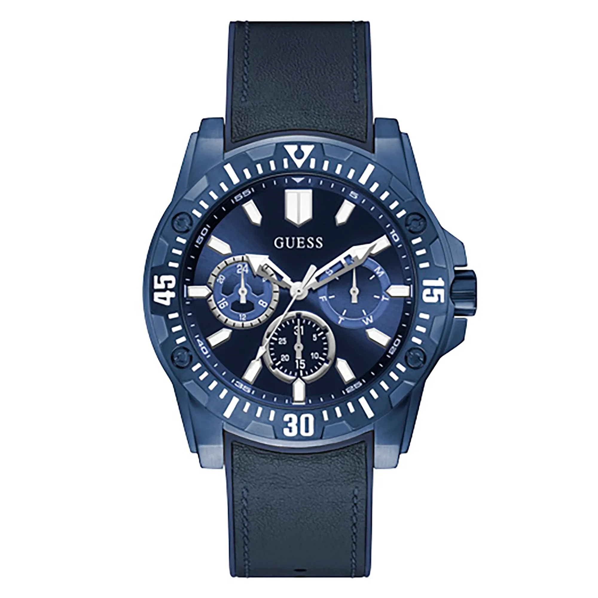 Guess Men's Watch Blue Case Quartz