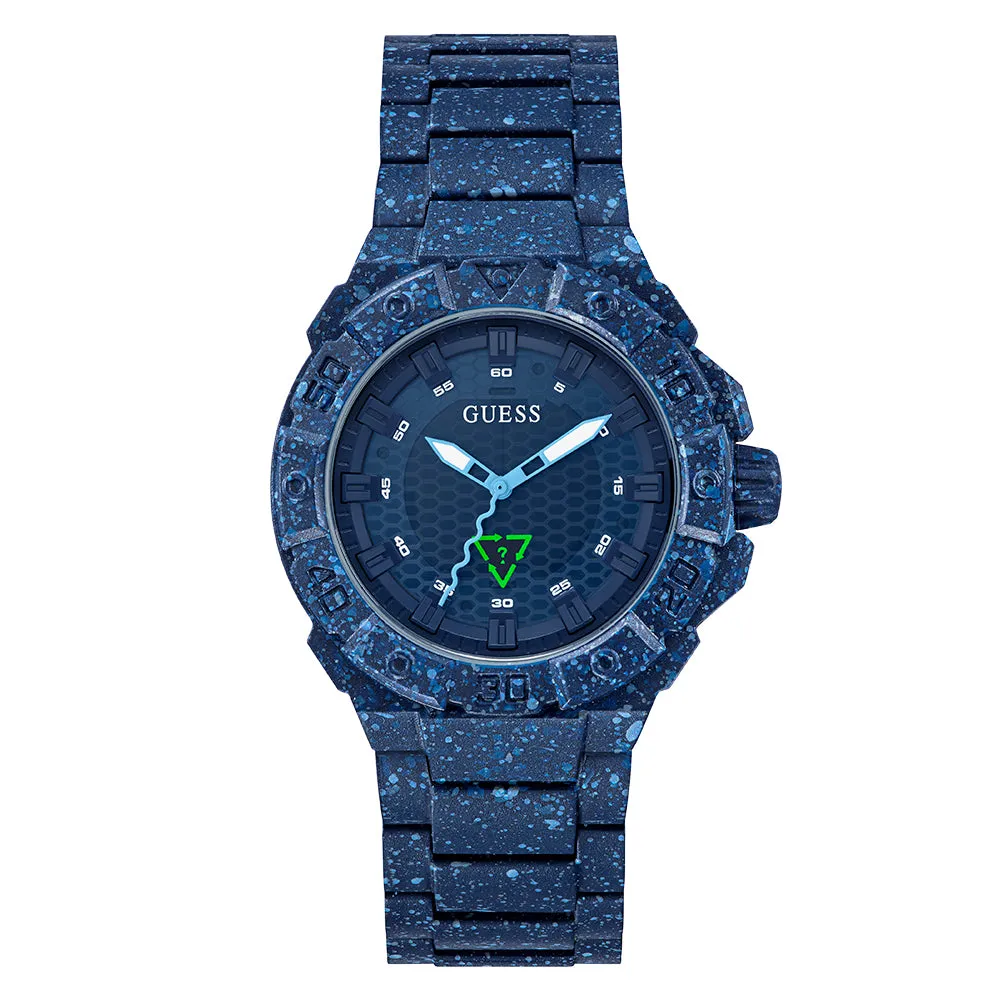Guess Men's Watch Blue Tone Case Quartz