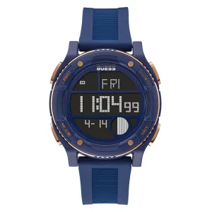 Guess Men's Watch Blue Tone Case Quartz