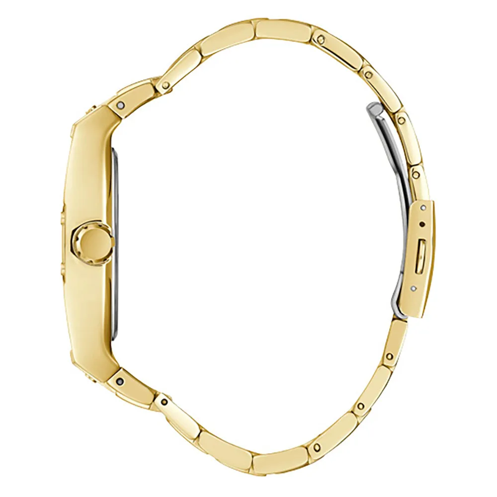 Guess Men's Watch Gold Tone Case Quartz