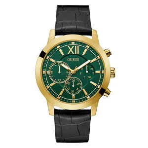 Guess Men's Watch Gold Tone Case Quartz