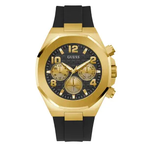 Guess Men's Watch Gold Tone Case Quartz