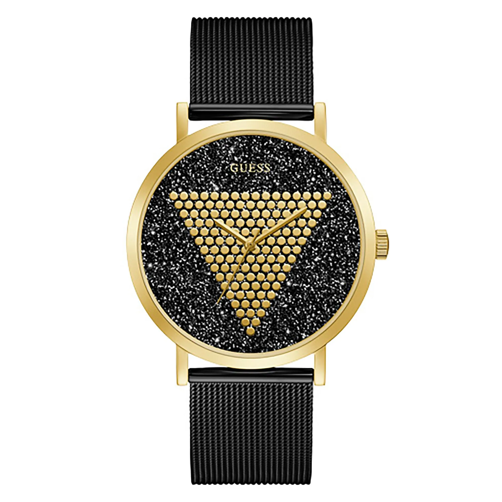 Guess Men's Watch Gold Tone Case Quartz
