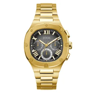 Guess Men's Watch Gold Tone Case Quartz