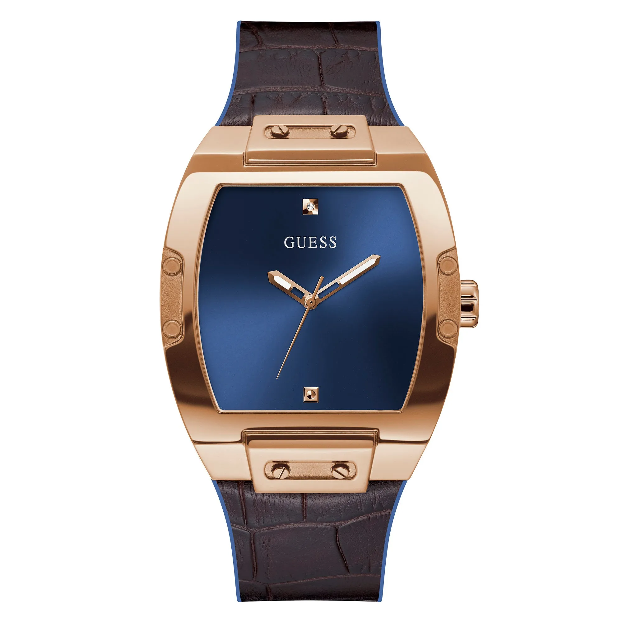 Guess Men's Watch Rose Gold Tone Case Quartz