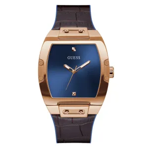 Guess Men's Watch Rose Gold Tone Case Quartz