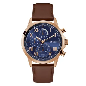 Guess Men's Watch Rose Gold Tone Case Quartz