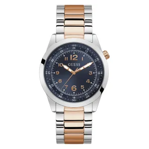 Guess Men's Watch Silver Tone Case Quartz