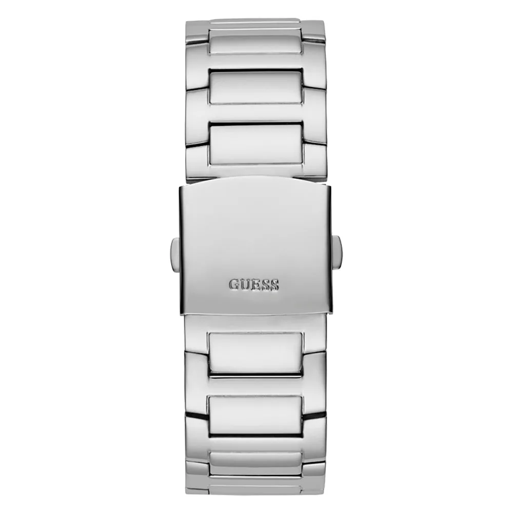 Guess Men's Watch Silver Tone Case Quartz