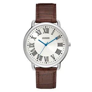 Guess Men's Watch Silver Tone Case Quartz