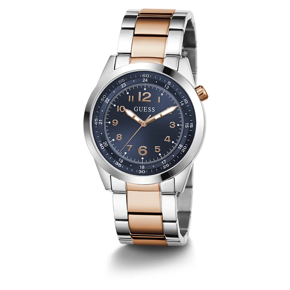 Guess Men's Watch Silver Tone Case Quartz