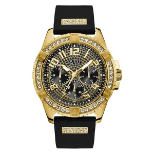 Guess Men's Watch Yellow Gold Tone Case Quartz