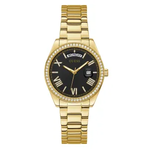 Guess Women's Watch Gold Tone Case Quartz