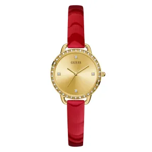 Guess Women's Watch Gold Tone Case Quartz