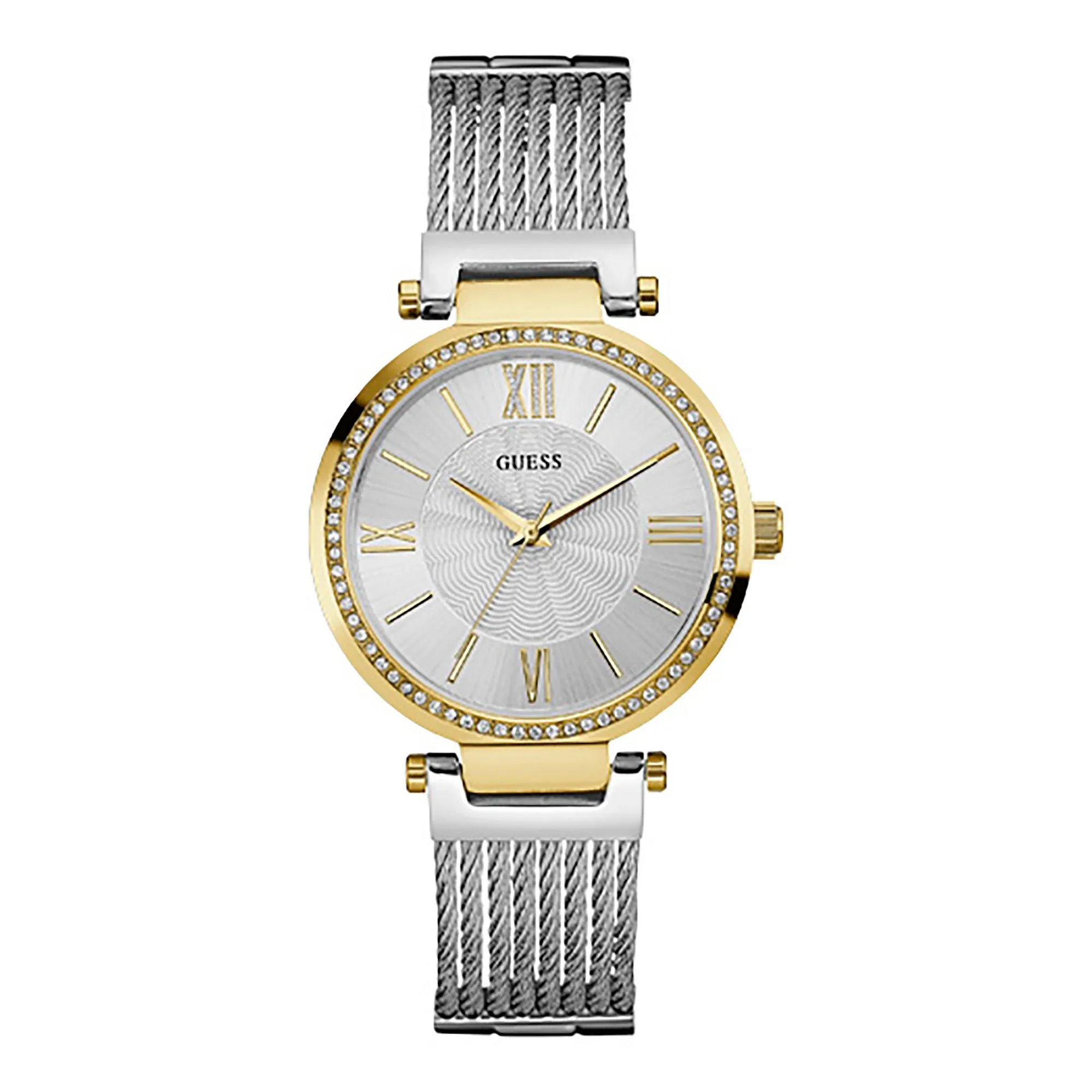 Guess Women's Watch Gold Tone Case Quartz