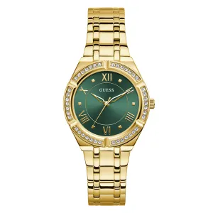 Guess Women's Watch Gold Tone Case Quartz