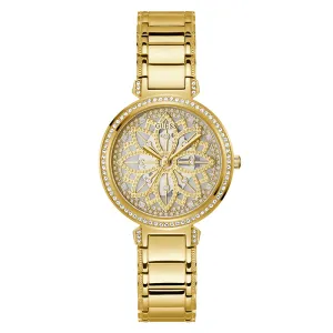 Guess Women's Watch Gold Tone Case Quartz