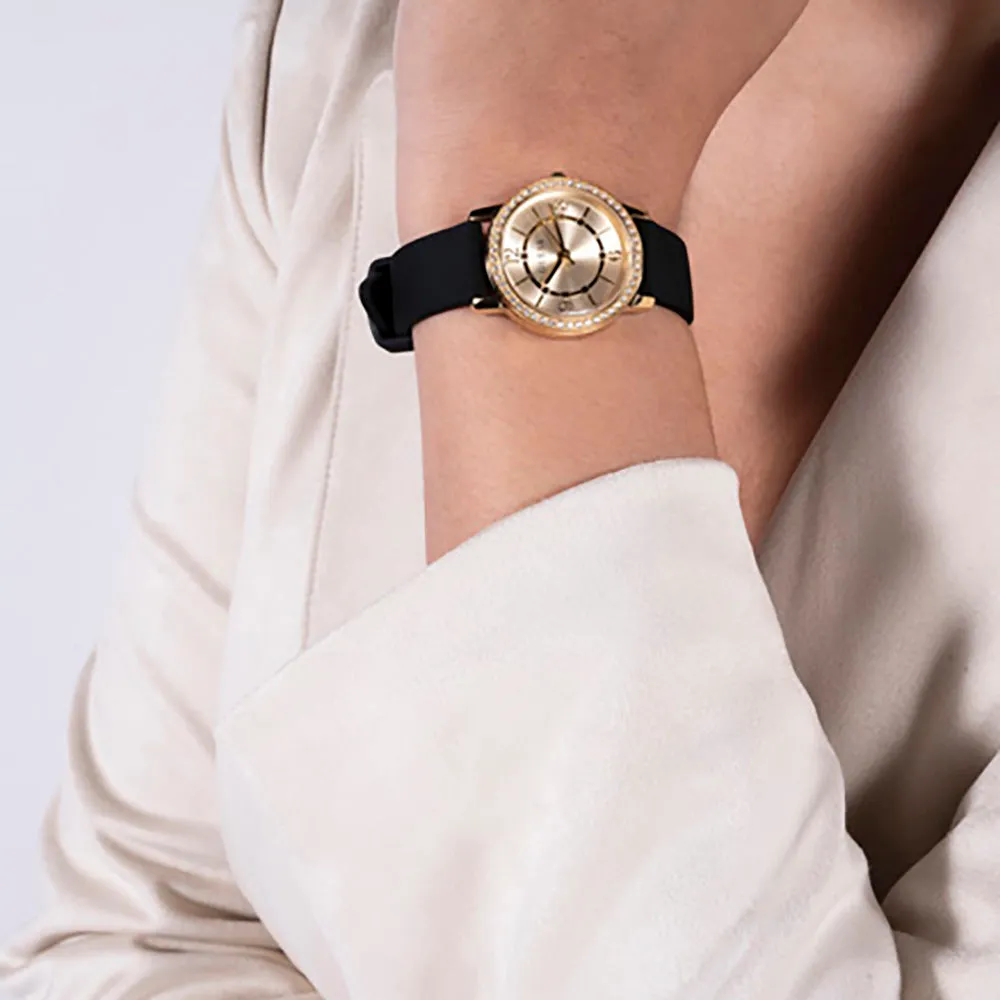 Guess Women's Watch Gold Tone Case Quartz